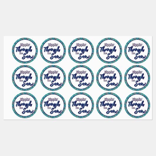Wintersneeuwvlokken Labels (Vel)