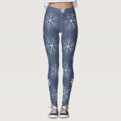 wintersneeuwvlokken leggings (Voorkant)