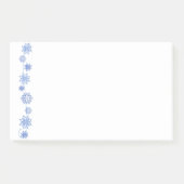 Wintersneeuwvlokken na de beurs post-it® notes (Voorkant)