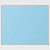 Wintersneeuwvlokken op blauw cadeaupapier (Vlak)