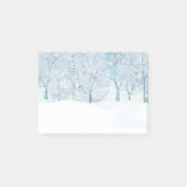 Wintersneeuwvlokken Post-it® Notes (Voorkant)