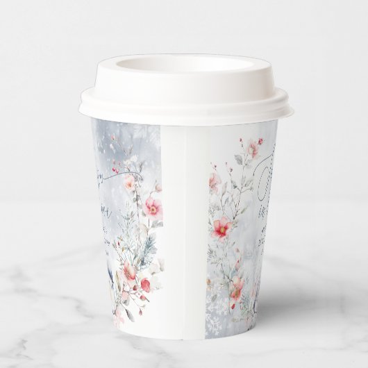 Wintersneeuwvlokken Snow in Love vrijgezellenfeest Papieren Bekers