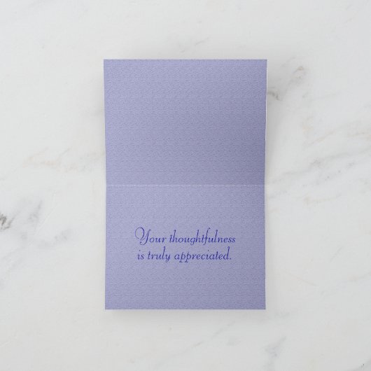 Wintersneeuwvlotten over Rocks bedankt Kaart (Binnen)