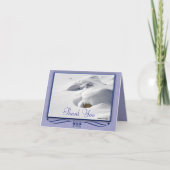 Wintersneeuwvlotten over Rocks bedankt Kaart (Voorkant)