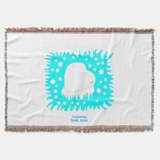 Wintersneeuwwand Throw Blanket Deken (Voorkant)