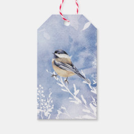 Wintersneeuwwitje Natuur vogelpest Cadeaulabel