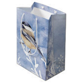 Wintersneeuwwitje Natuur vogelpest Medium Cadeauzakje (Achterkant Gekanteld)