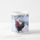 Wintersneeuwzwarte koperen koffie-Mok Koffiemok (Center)