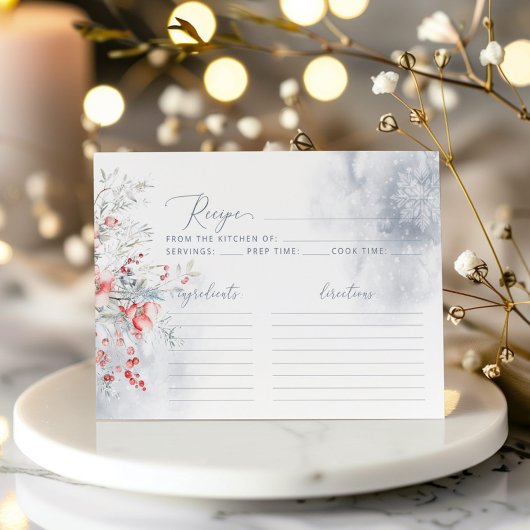 WinterSnow in Love recept voor de bruid