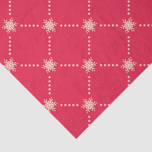 Wintersnowflake feestelijke kerstFeestdagen Modern Tissuepapier (Detail)