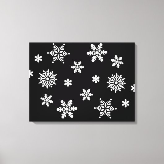 WINTERSNOWFLAKES CANVAS AFDRUK (Voorkant)