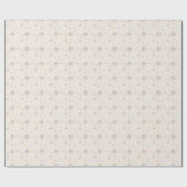 Wintersnowflakes kerstpapier cadeaupapier (Vlak)