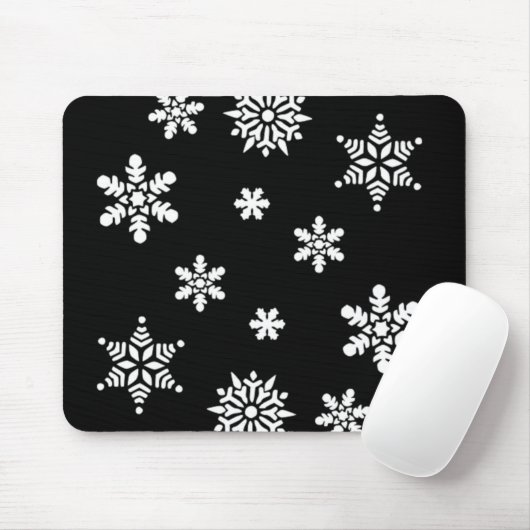 WINTERSNOWFLAKES MUISMAT (Met muis)