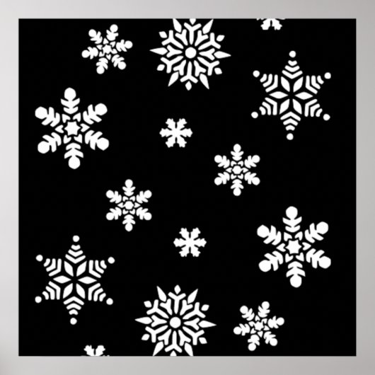 WINTERSNOWFLAKES POSTER (Voorkant)