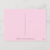 WINTERSNOWSHOES EN KOOPPINKFLAMINGO TREKKEN FEESTDAGENKAART (Achterkant)