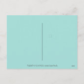 WINTERSNOWSHOES EN KOOPPINKFLAMINGO TREKKEN FEESTDAGENKAART (Achterkant)