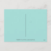 WINTERSNOWSHOES EN KOOPPINKFLAMINGO TREKKEN FEESTDAGENKAART (Achterkant)