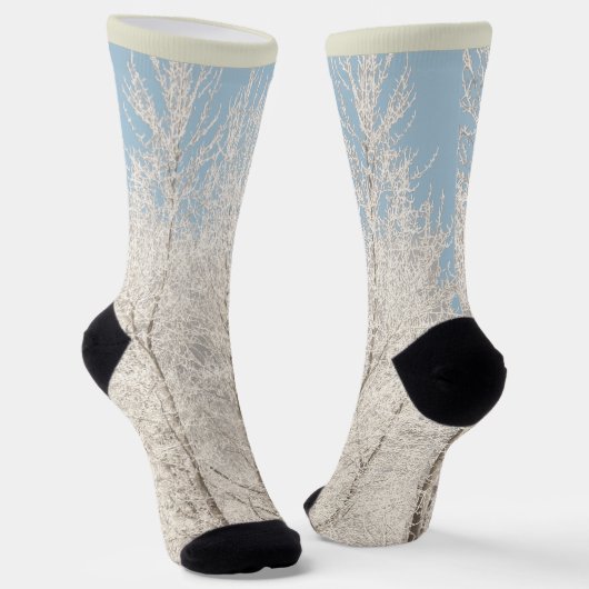 Wintersokken Soks met Sneeuwcamouflage  Sokken (Gebogen)