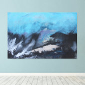 Wintersolitude Canvas Afdruk (Insitu (Houten vloer))