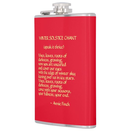 Wintersolstice Chant Flask Heupfles (Links)