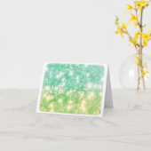 Wintersolstice-Wenskaart Kaart (Gele Bloem)