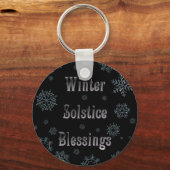 Wintersolstitium Zegeningen Sleutelhanger (Voorkant)