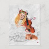 Wintersong Elven prinses Briefkaart (Voorkant)