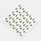 Wintersparren Bos Servet (Hoek)