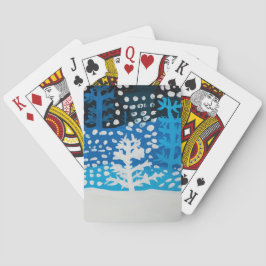 Winterspeelkaarten Pokerkaarten