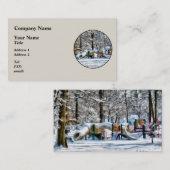 Winterspeelplaats Visitekaartje (Voorkant / Achterkant)