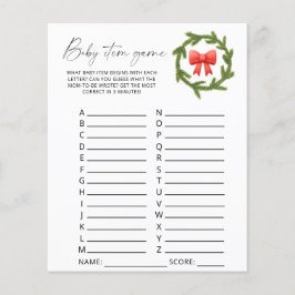 Winterspel met Baby. Baby shower game