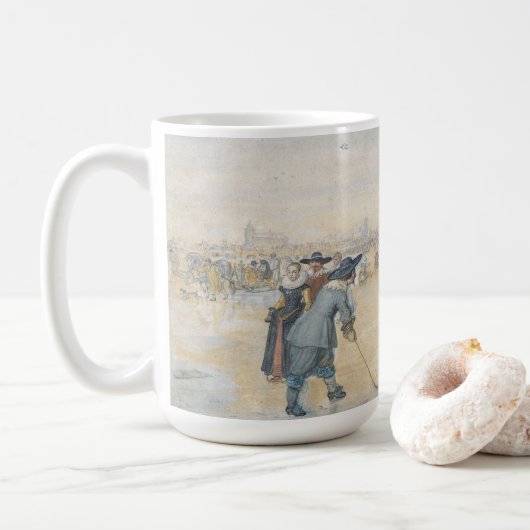 WINTERSPELEN (1626)  Kunst Kerst Mok (Met donut)