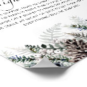 Winterspelen Baby shower laat-nachtspelen Poster (Hoek)