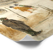 Winterspelen - Hendrick Avercamp Fine Art Poster (Hoek)