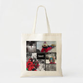 Winterspelen kinder spellen sneeuwpasbare tekst pe tote bag (Voorkant)