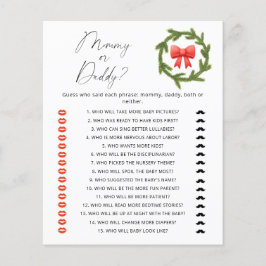 Winterspelen met baby shower van mama of papa