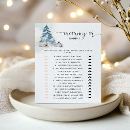 Winterspelen met baby shower van mama of papa