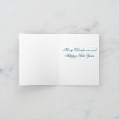 Winterspelen met de allerkleinste helpers van de k feestdagen kaart (Binnen)