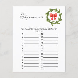 Winterspelen met de naam Baby