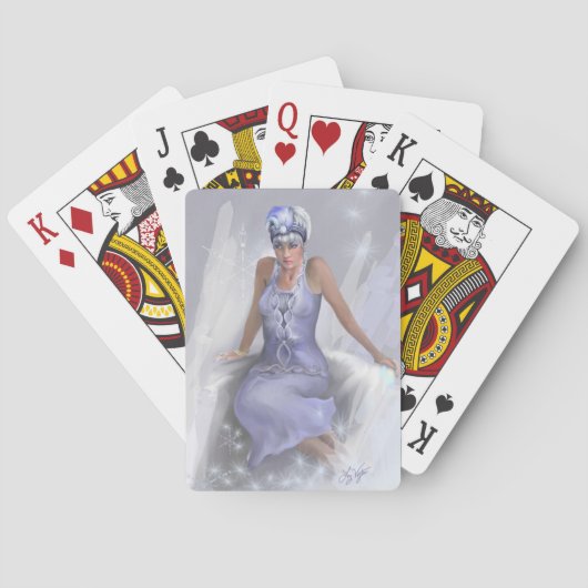 Winterspelen Pokerkaarten (Achterkant)