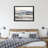 WINTERSPIEGELREFLECTIES BIJ MONO LAKE, CA CANVAS AFDRUK (Insitu (Slaapkamer))