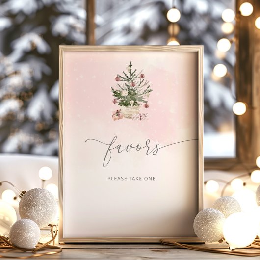 Winterspoelroze avoren alstublieft één nemen poster