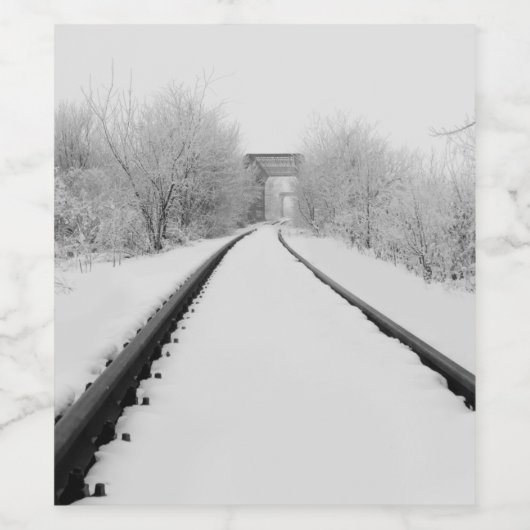 Winterspoor Wijn Etiket (Enkel label)