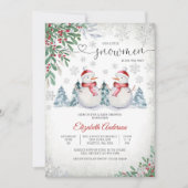 Winterspoppenkraamfeest uitnodiging (Voorkant)