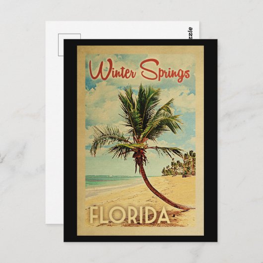 Wintersport Briefkaart (Voorkant / Achterkant)