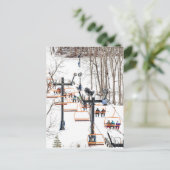 Wintersport Briefkaart (Staand voorkant)