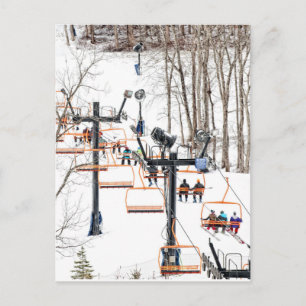 Wintersport Briefkaart