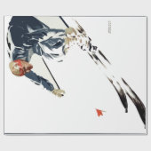 wintersport Duitsland reizen Cadeaupapier (Vlak)