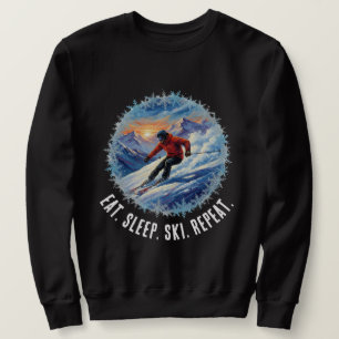 Wintersport - Eten. Slapen. Skiën. Herhalen. Trui