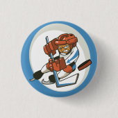 Wintersport Hockey Flair Button (Voorkant)